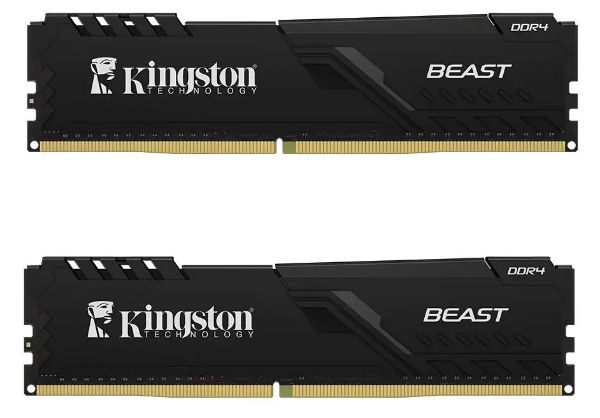 64GB 3200MT/s DDR4 CL16 DIMM (Kit of 2) Beast Black Turkey resmi