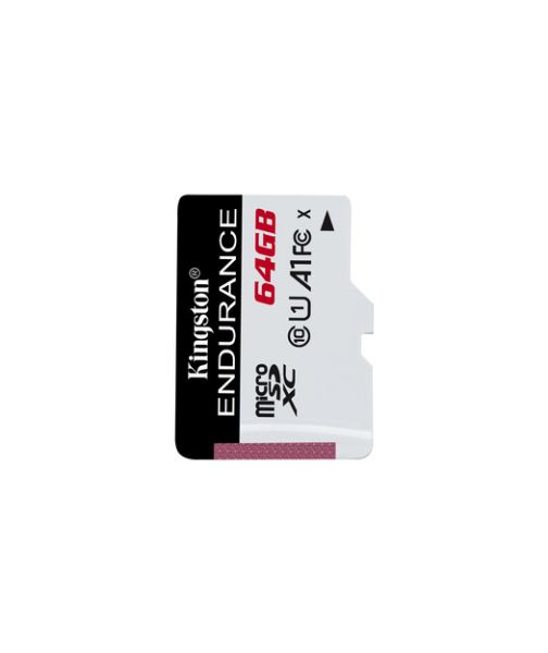 Kingston 64GB microSDHC Endurance 95R/30W C10 A1 UHS-I Card Only resmi