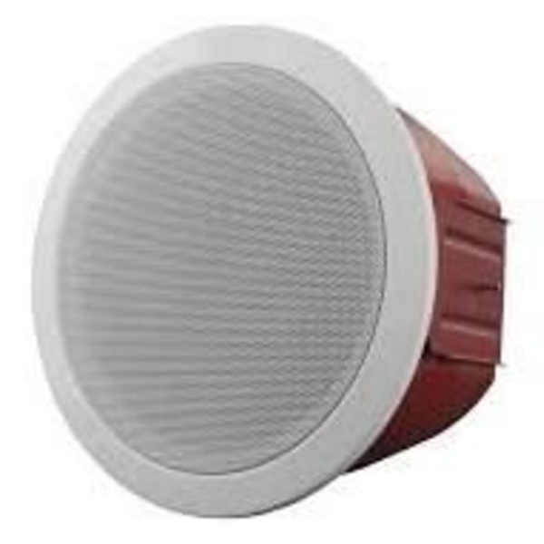 24W Tavan Tipi Metal Hoparlör ABS Back Box EN54 Fire Proof L- resmi