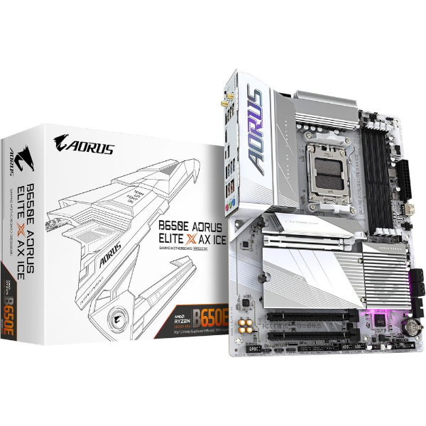 B650E-A-ELITEX-ICE 8000 MHz OC DDR5 AM5 M.2 HDMI DisplayPort ATX Anakart resmi