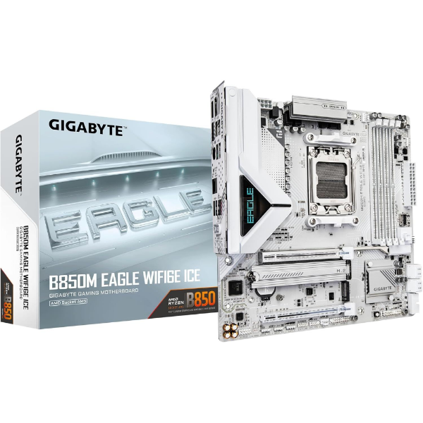 B850M-EAG-WF6EICE 8200MHz OC DDR5 AM5 M.2 HDMI DP WIFI6 MicroATX Anakart resmi