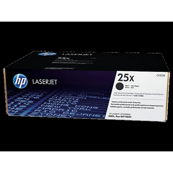 No 25X Yüksek Kapasite Siyah 40000 Sayfa Lazer Toner resmi