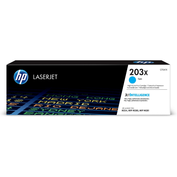 No 203X Yüksek Kapasiteli Mavi 2500 Sayfa Lazer Toner resmi