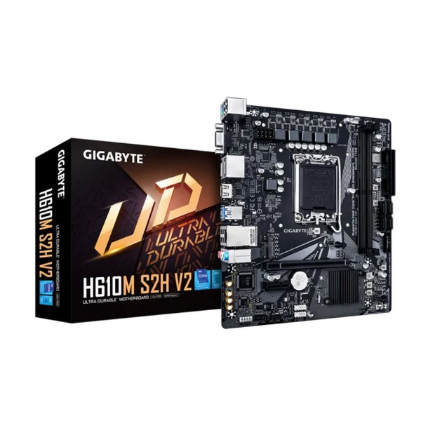 H610M-S2H-V2-DDR5 5600MHz LGA1700 M.2 HDMI D-Sub MicroATX Anakart resmi