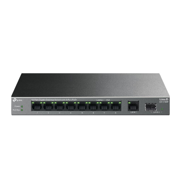 10-Port Gigabit Desktop Switch with 8-Port PoE+ resmi
