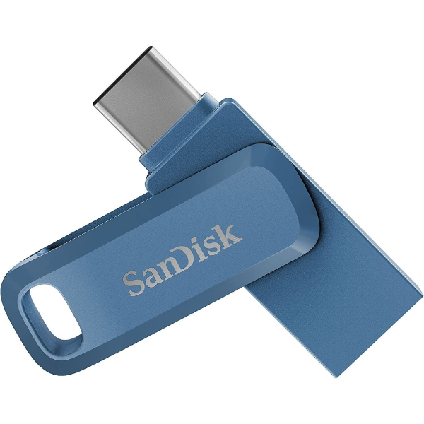 128GB Ultra Dual Drive Go Type-C USB3.2 Gen1 Flash Bellek Navy Blue resmi
