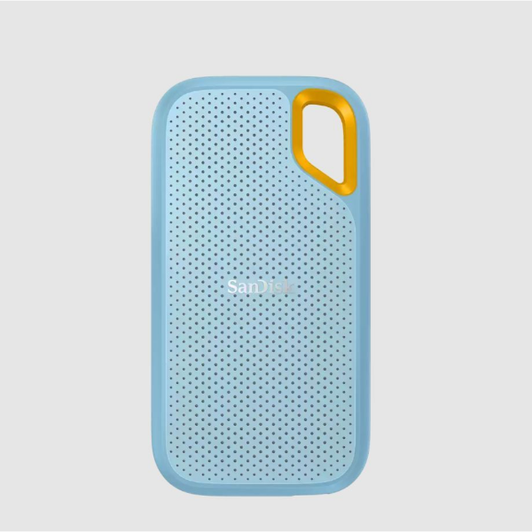 1TB EXTREME V2 USB 3.2 1050-1000MB/s Portable SSD Sky Blue resmi