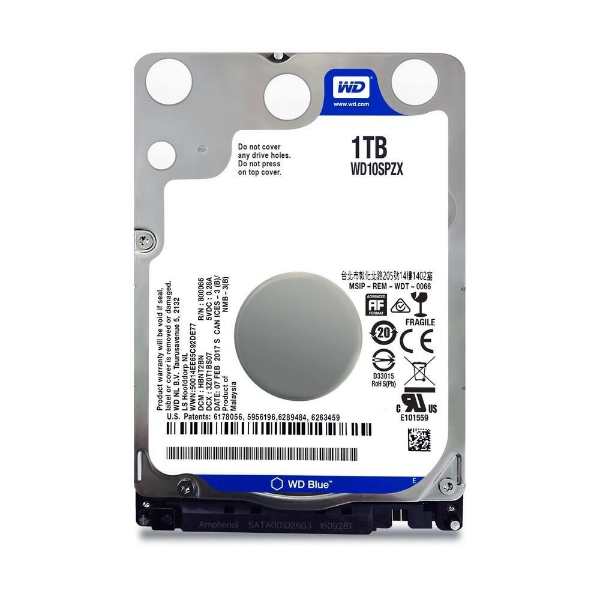 1TB Blue Sata 3.0 5400RPM 128MB 2.5" Dahili Notebook Diski resmi