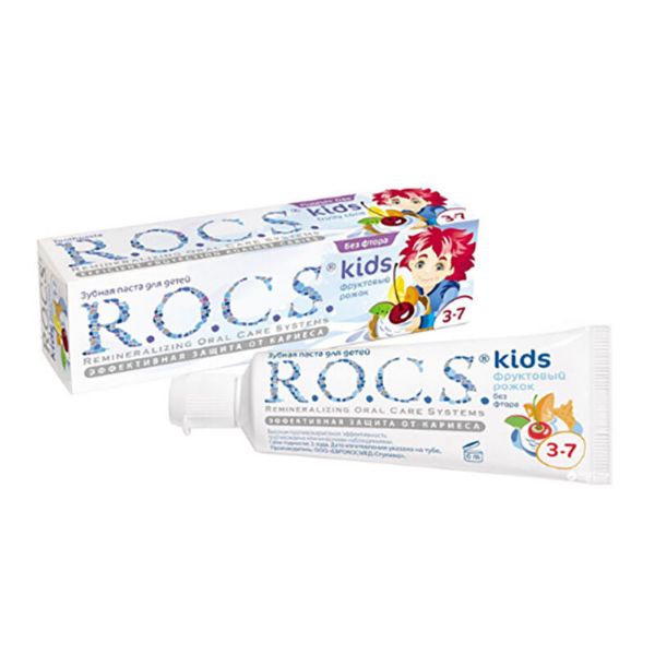 Rocs Kids 3-7 Yaş Meyve Külahı Diş Macunu 35 ml