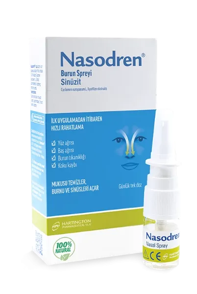 Nasodren Doğal Sinüzit Spreyi 50 mg