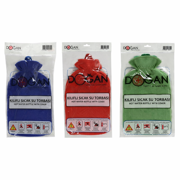 Doğan Düz Renk Kılıflı Sıcak Su Torbası
