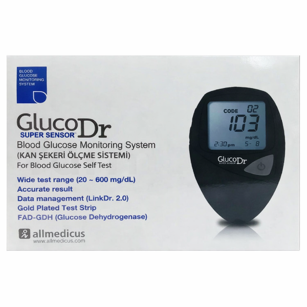 Gluco Dr Supersensor Kan Şekeri Ölçüm Cihazı